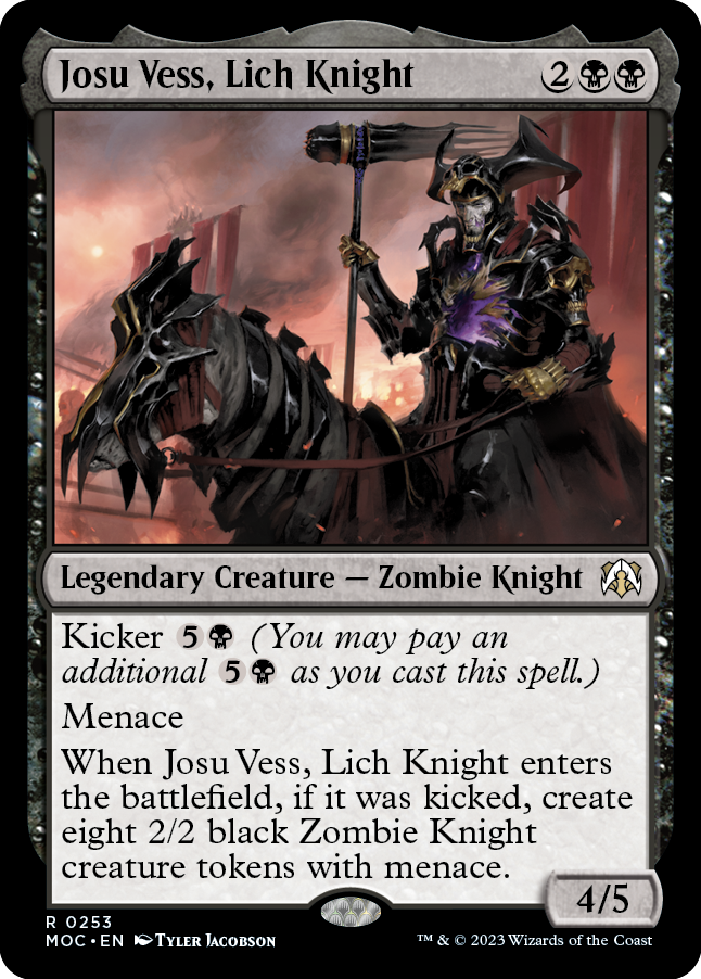 Josu Vess, Lich Knight [March of the Machine Commander] | PLUS EV GAMES 