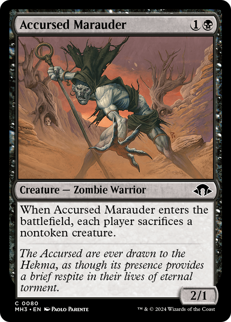 Accursed Marauder [Modern Horizons 3] | PLUS EV GAMES 