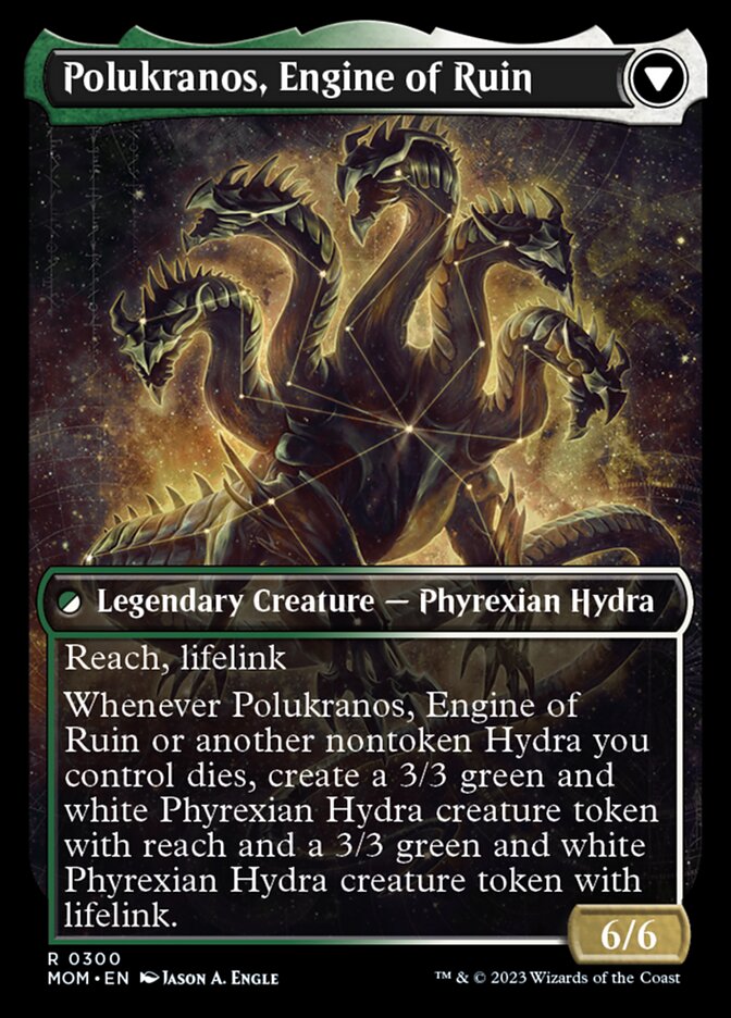 Polukranos Reborn // Polukranos, Engine of Ruin (Showcase Planar Booster Fun) [March of the Machine] | PLUS EV GAMES 