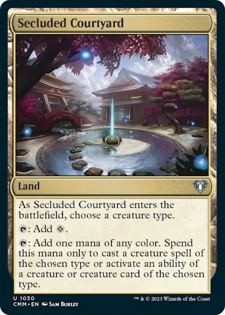 Secluded Courtyard [Commander Masters] | PLUS EV GAMES 