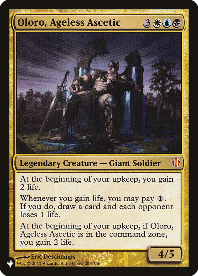 Oloro, Ageless Ascetic [The List] | PLUS EV GAMES 