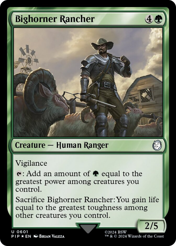 Bighorner Rancher (Surge Foil) [Fallout] | PLUS EV GAMES 