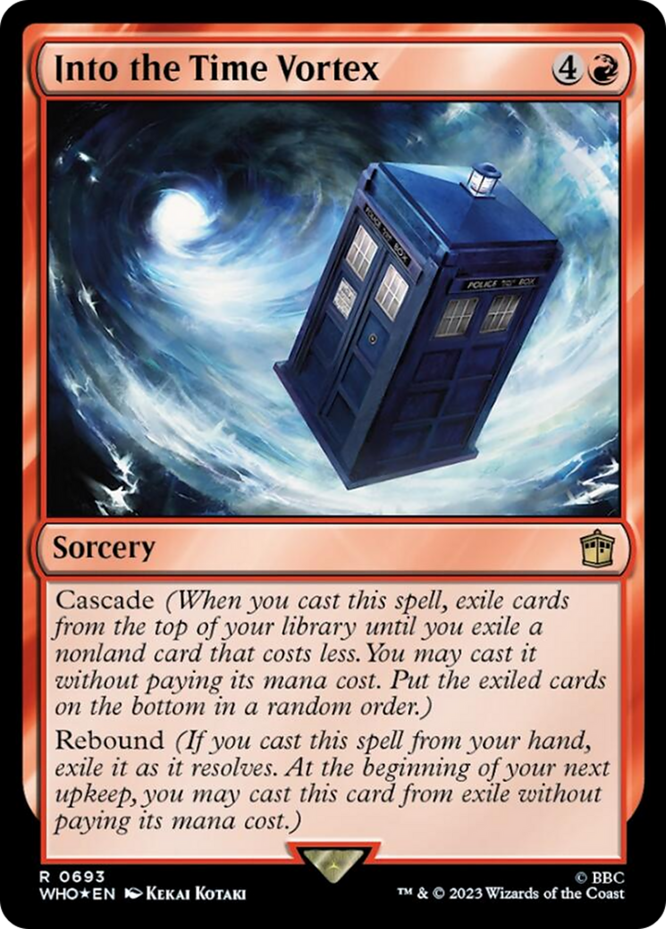 Into the Time Vortex (Surge Foil) [Doctor Who] | PLUS EV GAMES 