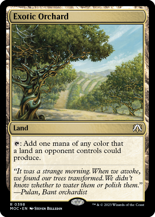 Exotic Orchard [March of the Machine Commander] | PLUS EV GAMES 