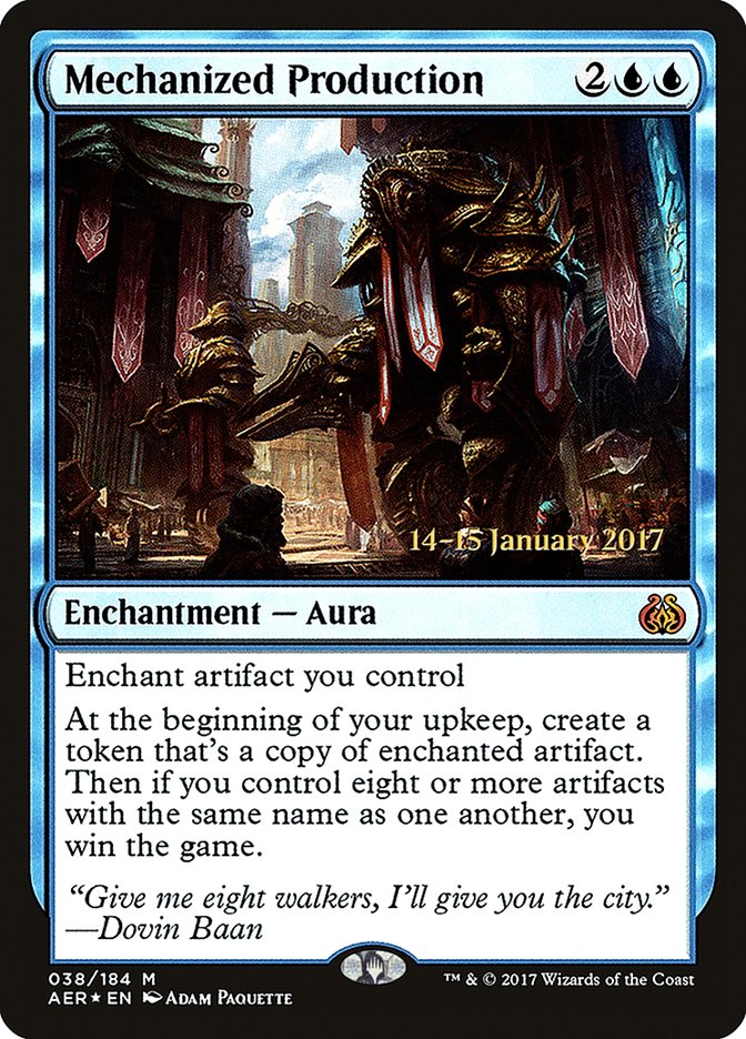 Mechanized Production [Aether Revolt Prerelease Promos] | PLUS EV GAMES 