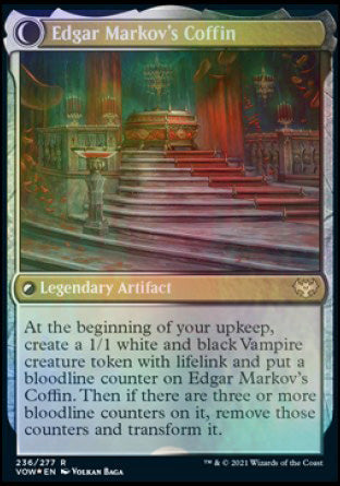 Edgar, Charmed Groom // Edgar Markov's Coffin [Innistrad: Crimson Vow Prerelease Promos] | PLUS EV GAMES 