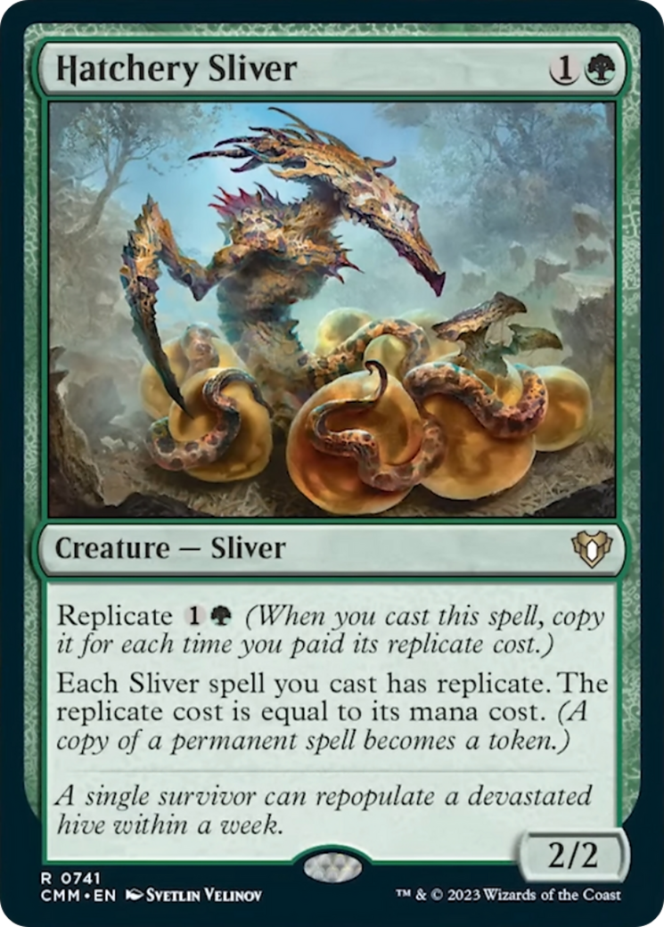 Hatchery Sliver [Commander Masters] | PLUS EV GAMES 