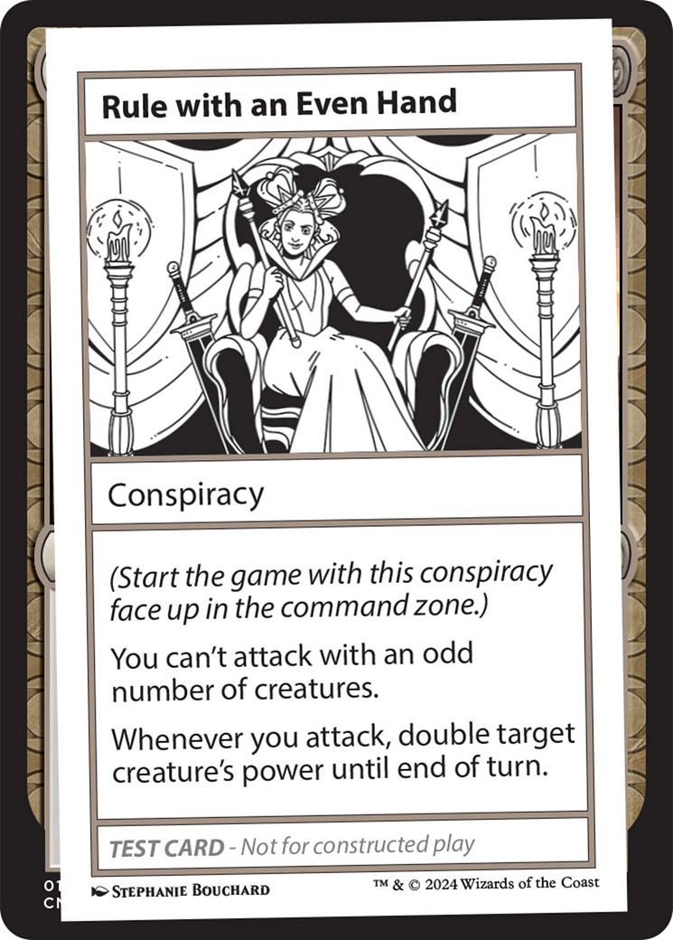 Rule with an Even Hand [Mystery Booster 2 Playtest Cards] | PLUS EV GAMES 