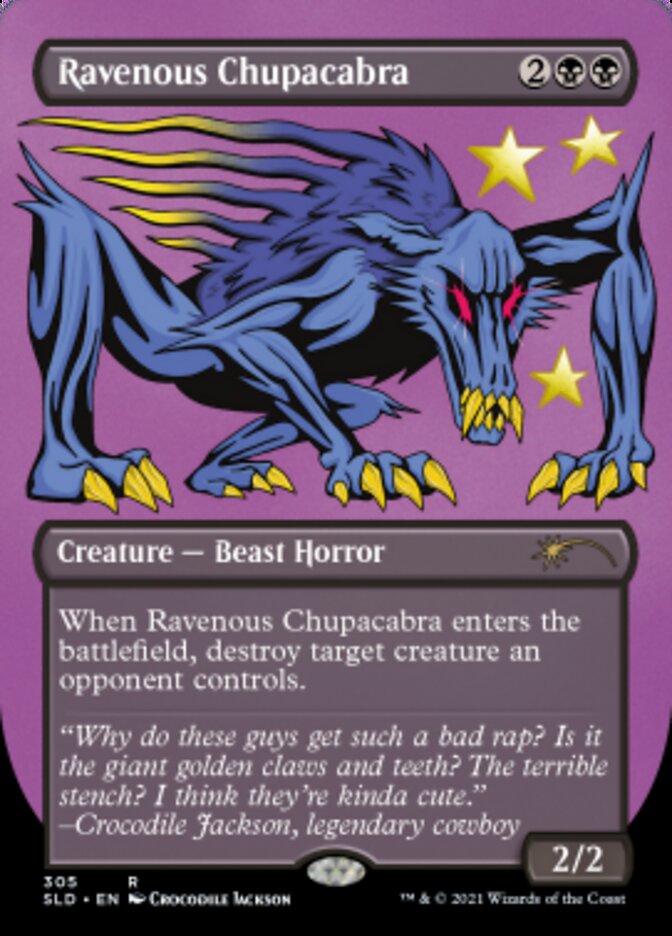 Ravenous Chupacabra (Borderless) [Secret Lair Drop Series] | PLUS EV GAMES 