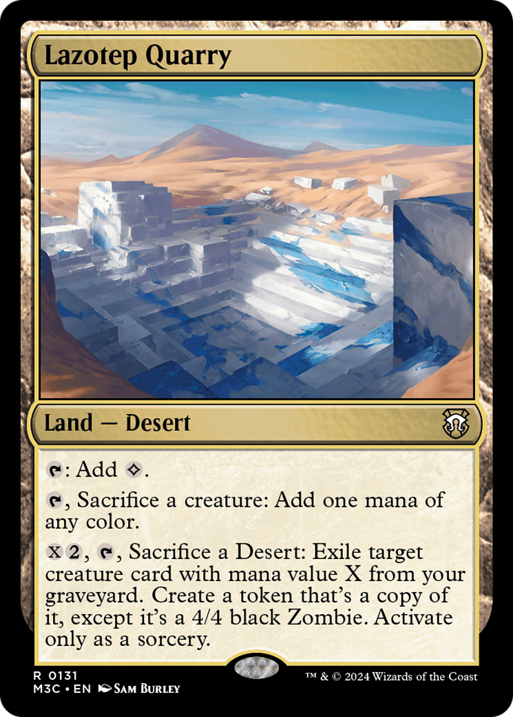 Lazotep Quarry (Extended Art) [Modern Horizons 3 Commander] | PLUS EV GAMES 