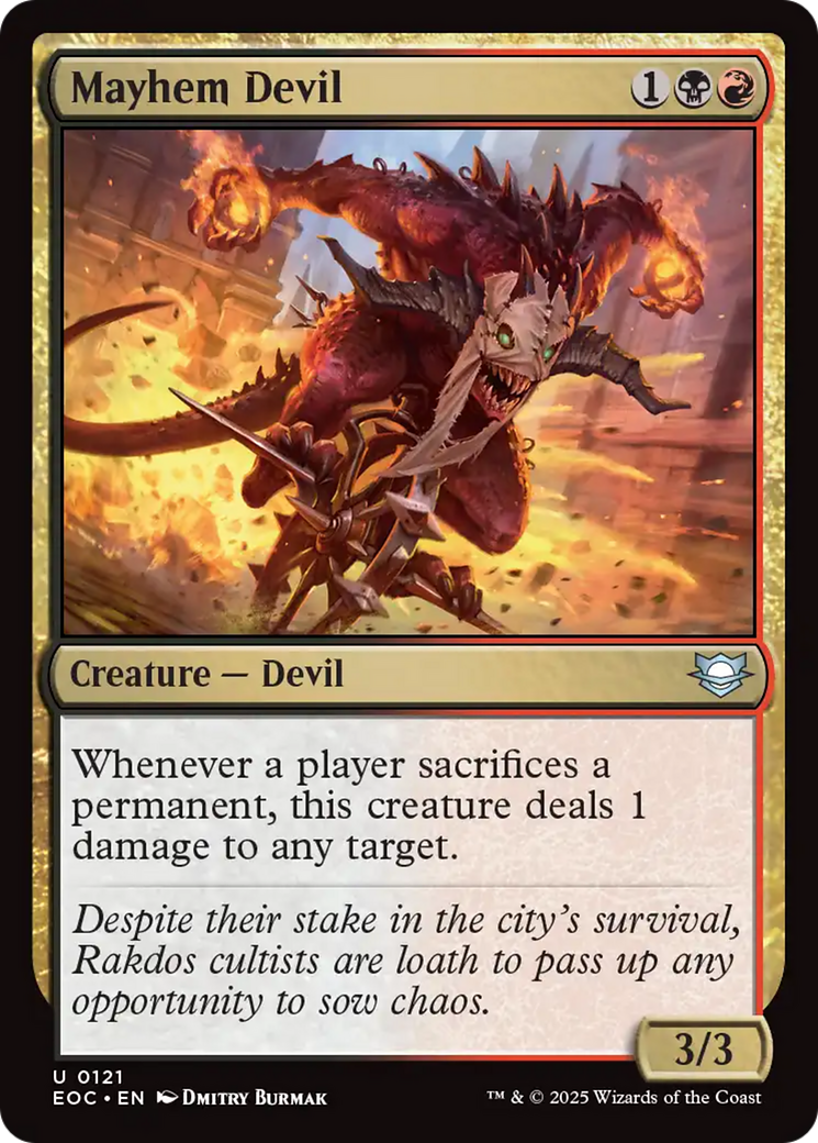 Mayhem Devil [Edge of Eternities Commander] | PLUS EV GAMES 