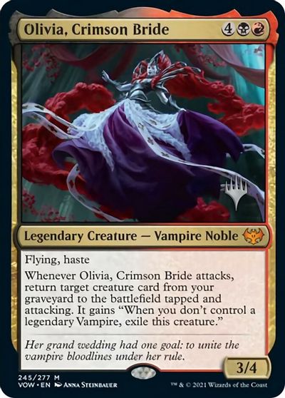 Olivia, Crimson Bride (Promo Pack) [Innistrad: Crimson Vow Promos] | PLUS EV GAMES 