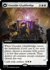 Unstable Glyphbridge // Sandswirl Wanderglyph (Extended Art) [The Lost Caverns of Ixalan] | PLUS EV GAMES 