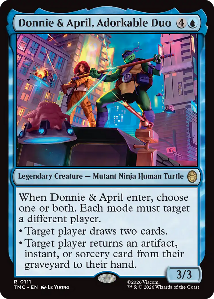 Donnie & April, Adorkable Duo [Teenage Mutant Ninja Turtles Commander] | PLUS EV GAMES 
