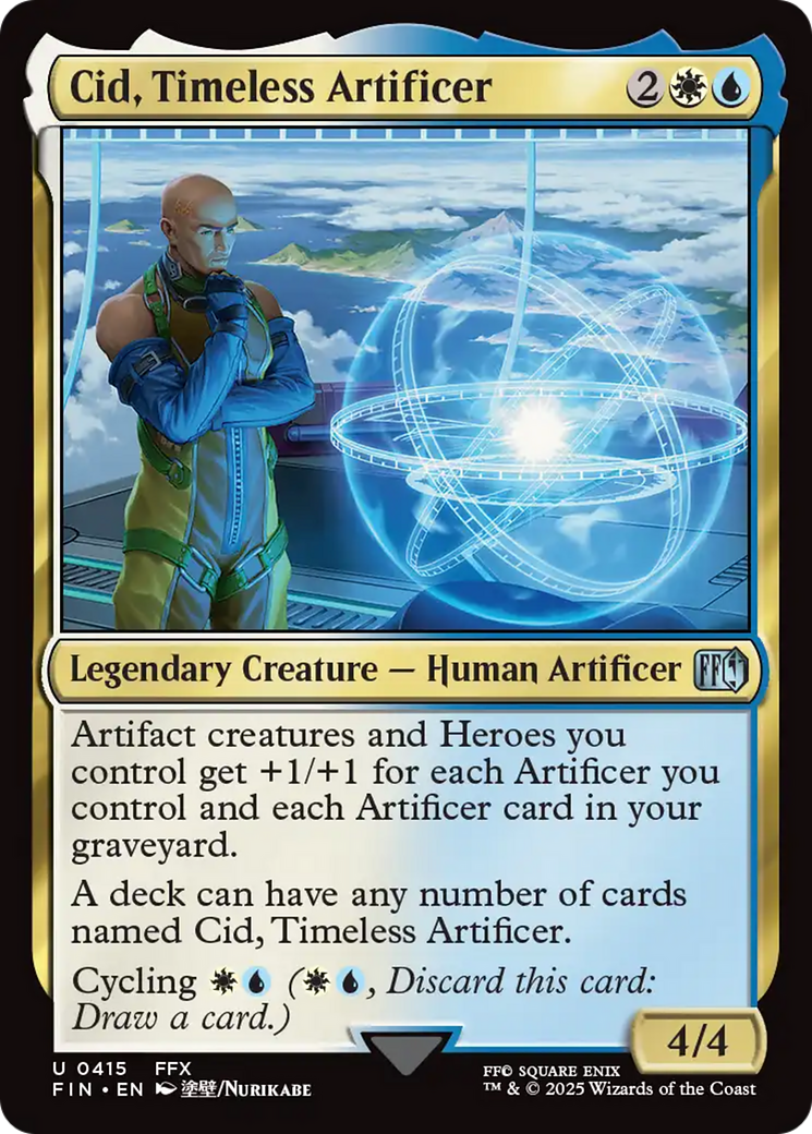 Cid, Timeless Artificer (0415) [FINAL FANTASY] | PLUS EV GAMES 