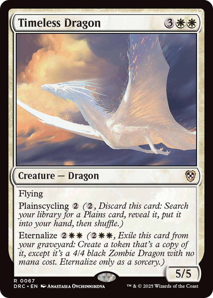 Timeless Dragon [Aetherdrift Commander] | PLUS EV GAMES 