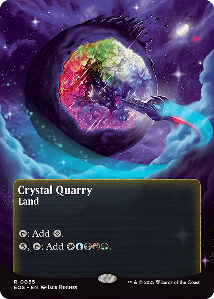 Crystal Quarry (0055) (Borderless) [Edge of Eternities: Stellar Sights] | PLUS EV GAMES 