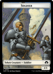 Phyrexian Germ // Soldier Double-Sided Token [Modern Horizons 3 Tokens] | PLUS EV GAMES 