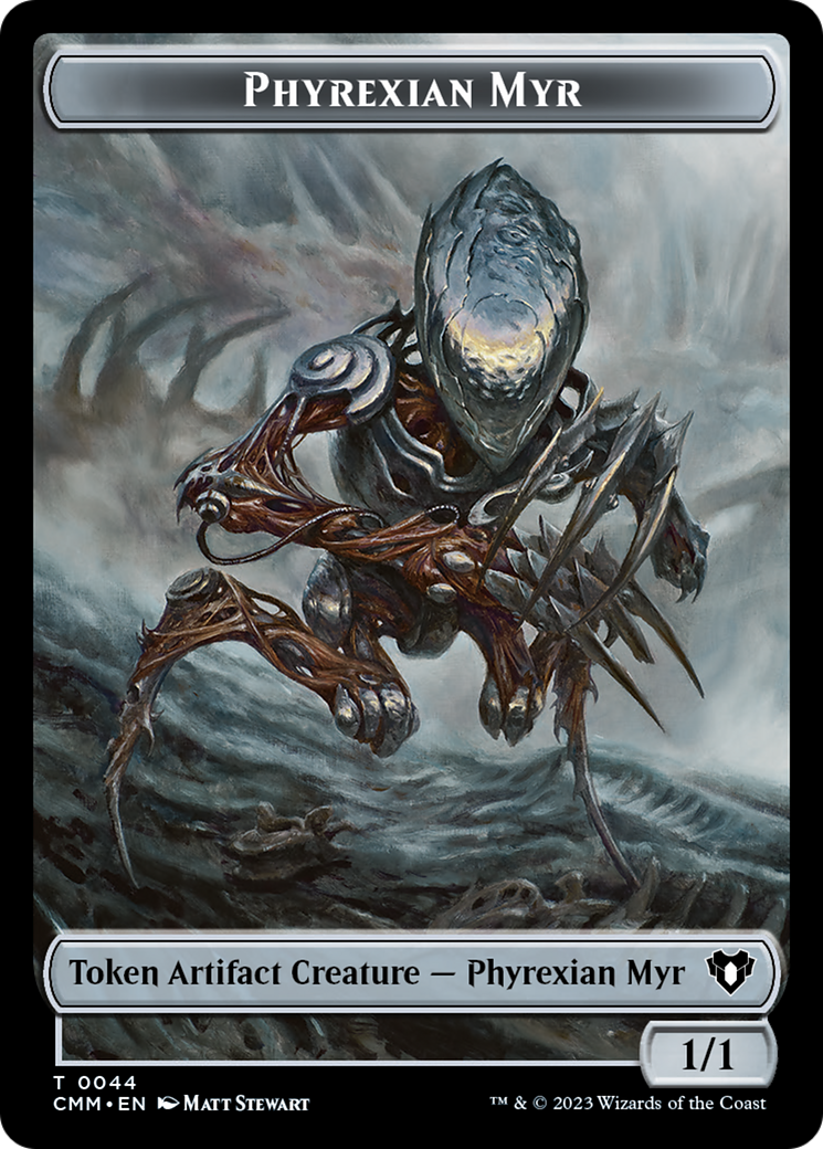 Phyrexian Myr Token [Commander Masters Tokens] | PLUS EV GAMES 