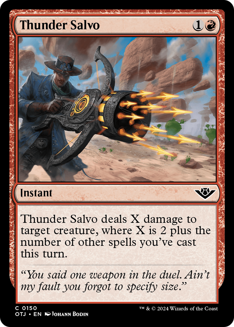 Thunder Salvo [Outlaws of Thunder Junction] | PLUS EV GAMES 