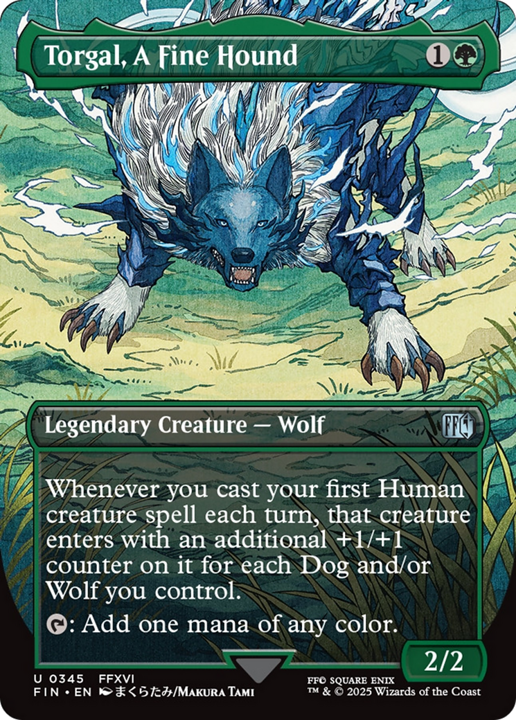 Torgal, A Fine Hound (Borderless) [FINAL FANTASY] | PLUS EV GAMES 