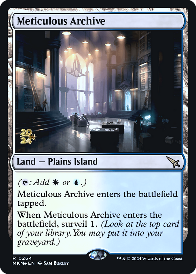 Meticulous Archive [Murders at Karlov Manor Prerelease Promos] | PLUS EV GAMES 