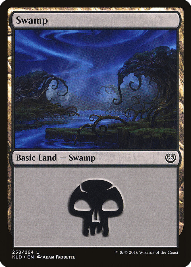 Swamp (258) [Kaladesh] | PLUS EV GAMES 