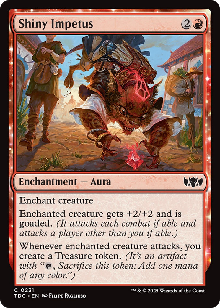 Shiny Impetus [Tarkir: Dragonstorm Commander] | PLUS EV GAMES 