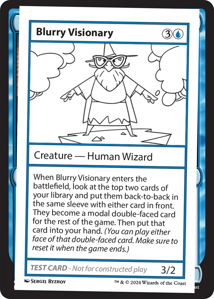 Blurry Visionary [Mystery Booster 2 Playtest Cards] | PLUS EV GAMES 