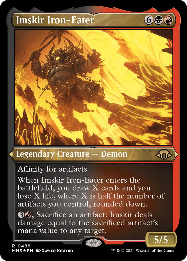 Imskir Iron-Eater (Foil Etched) [Modern Horizons 3] | PLUS EV GAMES 