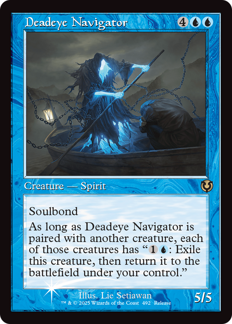 Deadeye Navigator (Retro Frame) [Innistrad Remastered Promos] | PLUS EV GAMES 