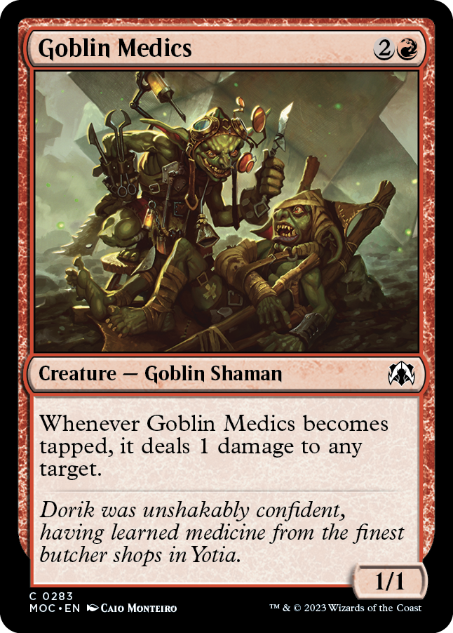 Goblin Medics [March of the Machine Commander] | PLUS EV GAMES 