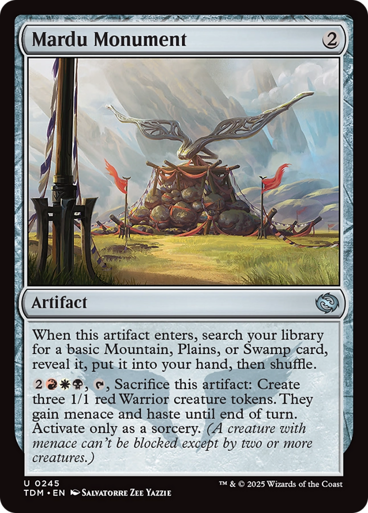 Mardu Monument [Tarkir: Dragonstorm] | PLUS EV GAMES 