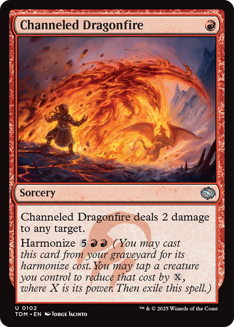 Channeled Dragonfire [Tarkir: Dragonstorm] | PLUS EV GAMES 