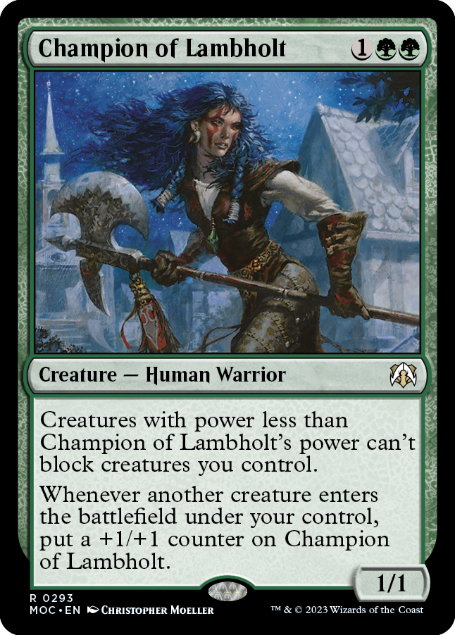 Champion of Lambholt [March of the Machine Commander] | PLUS EV GAMES 