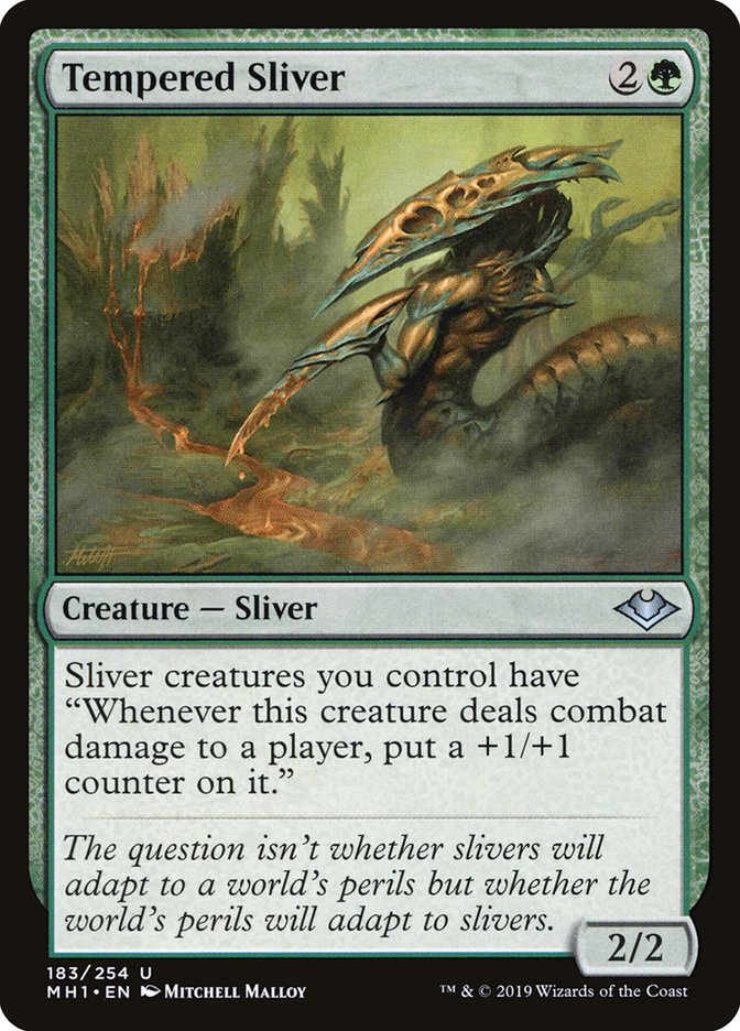 Tempered Sliver [Modern Horizons] | PLUS EV GAMES 