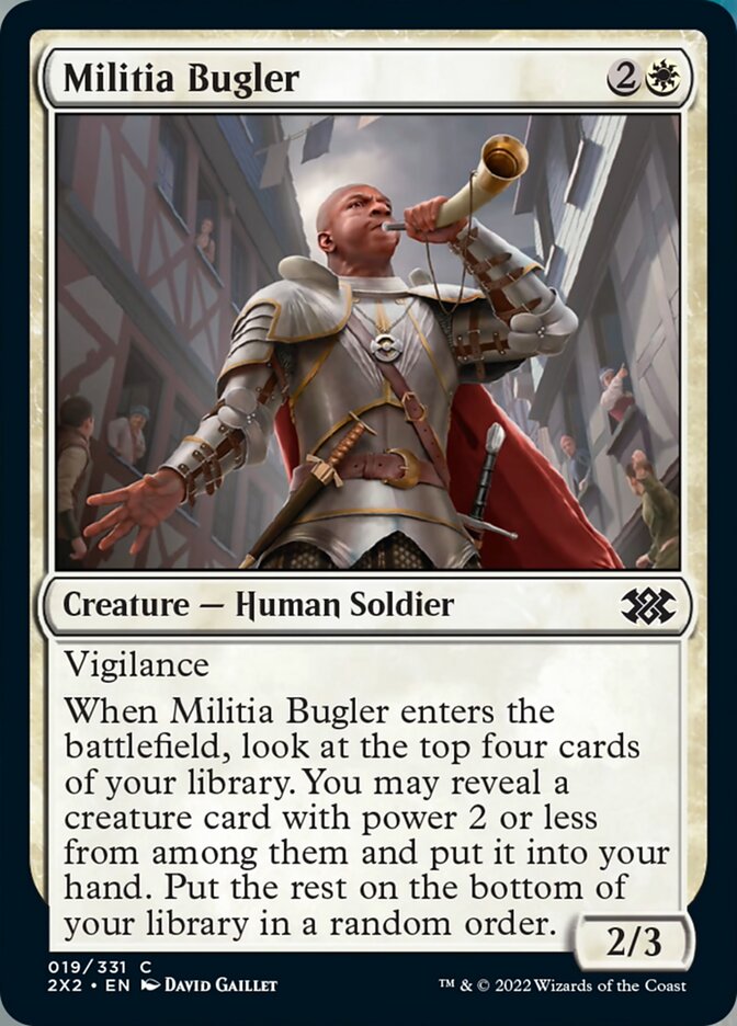 Militia Bugler [Double Masters 2022] | PLUS EV GAMES 