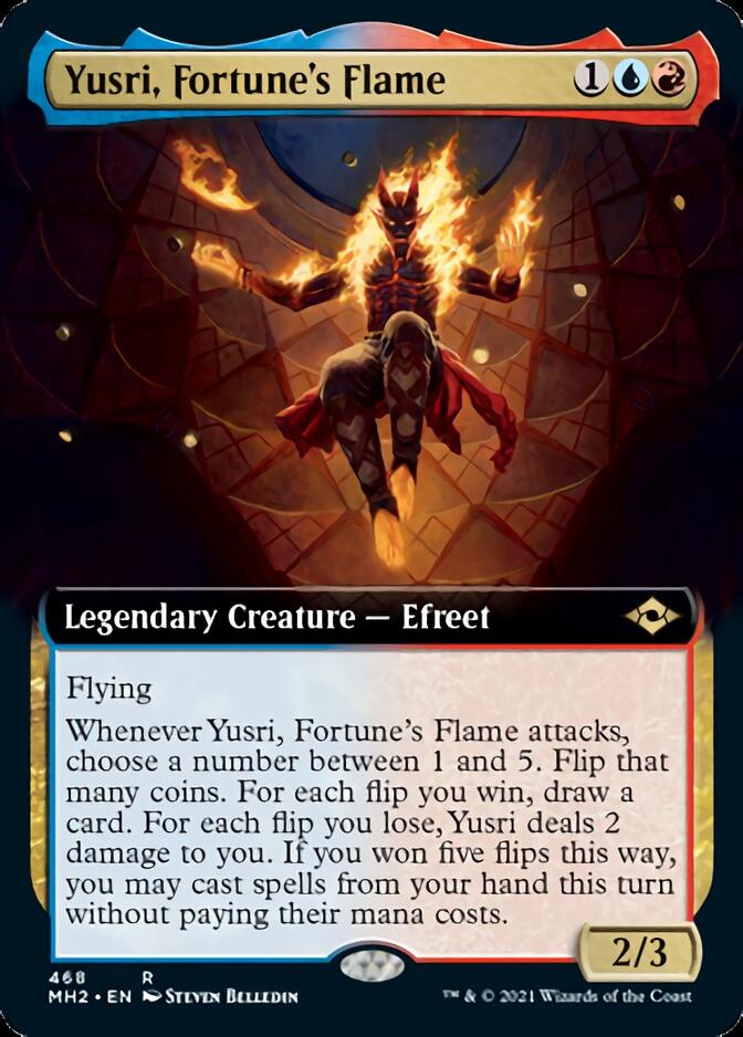 Yusri, Fortune's Flame (Extended Art) [Modern Horizons 2] | PLUS EV GAMES 