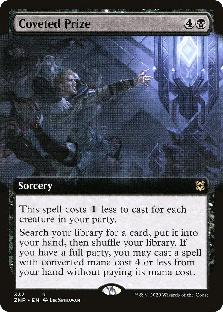 Coveted Prize (Extended) [Zendikar Rising Extended Art]