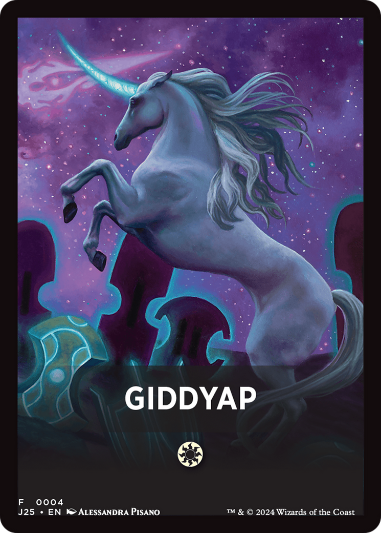 Giddyap Theme Card [Foundations Jumpstart Front Cards] | PLUS EV GAMES 