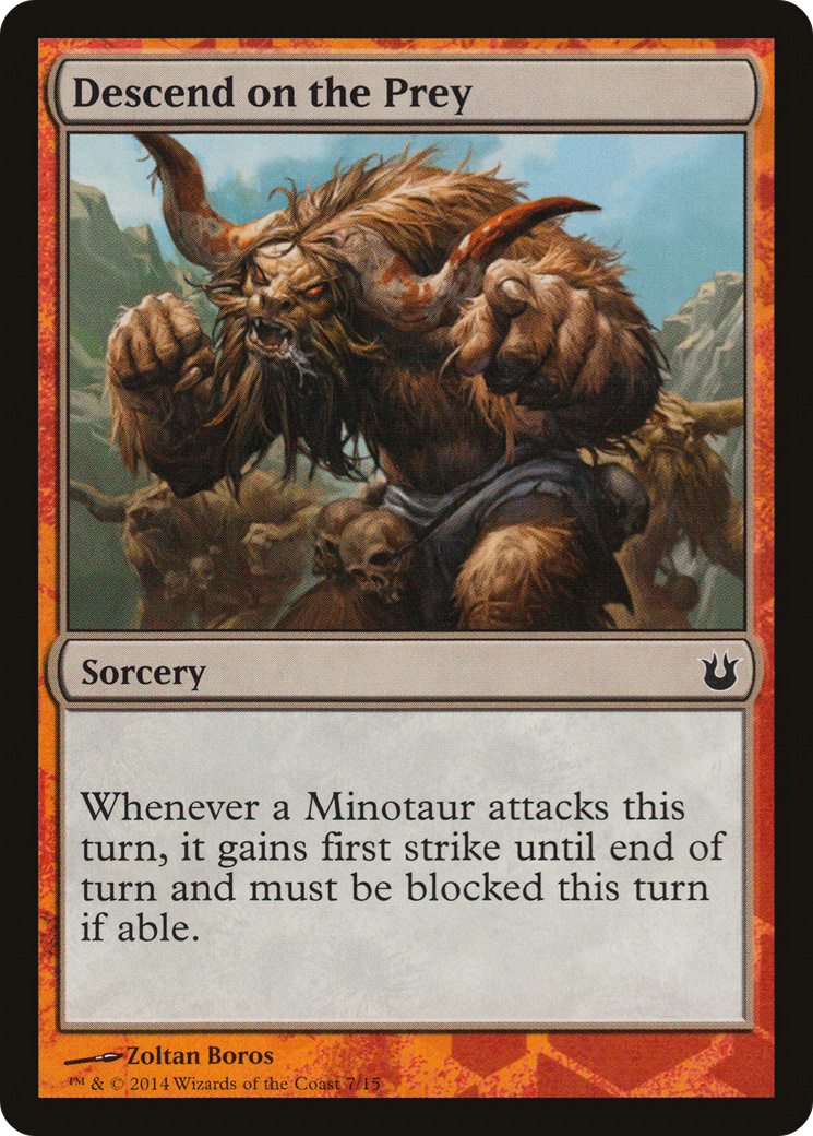 Descend on the Prey [Born of the Gods Hero's Path]