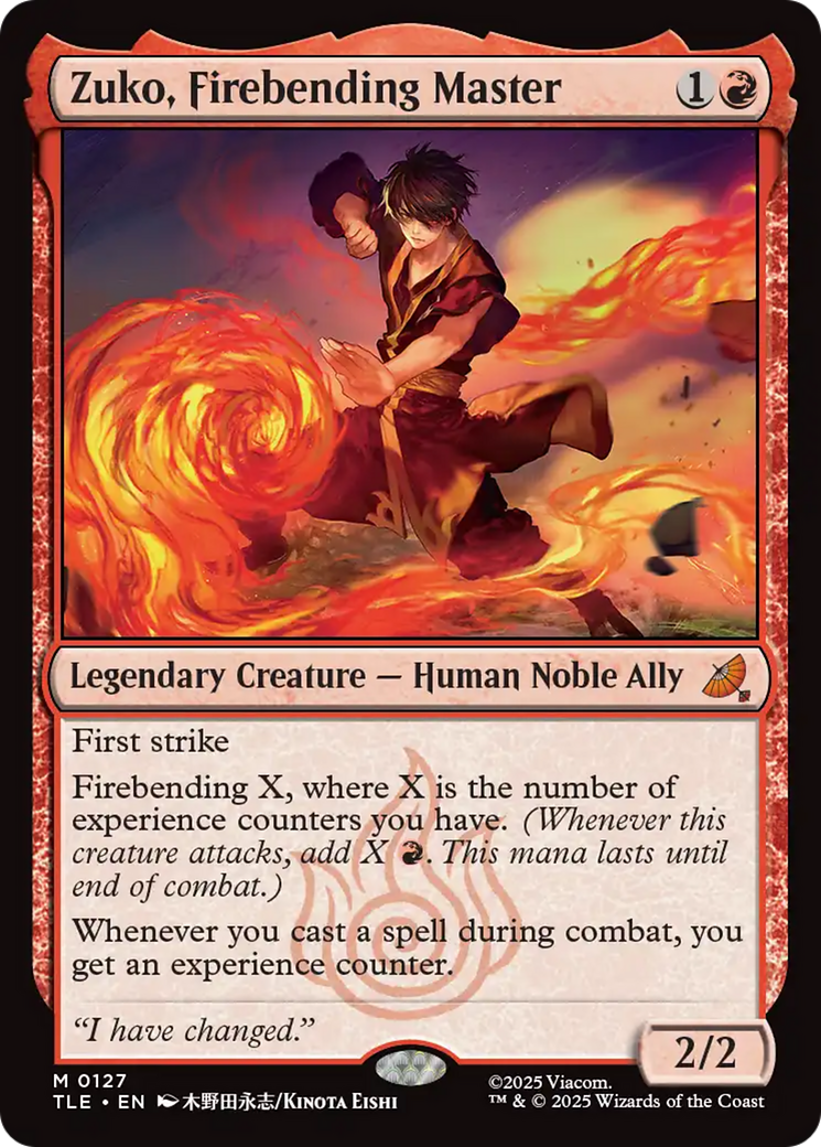 Zuko, Firebending Master [Avatar: The Last Airbender: Eternal-Legal] | PLUS EV GAMES 