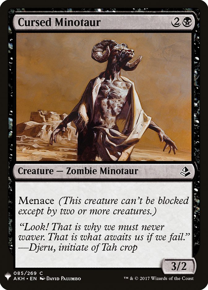 Cursed Minotaur [Mystery Booster] | PLUS EV GAMES 