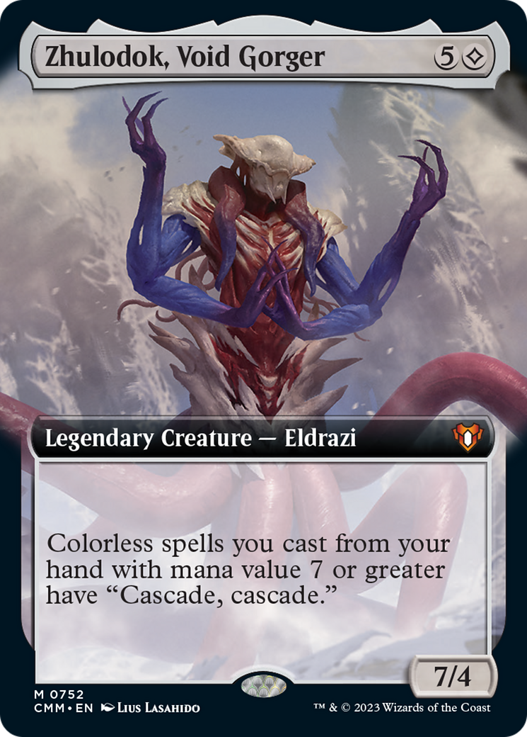 Zhulodok, Void Gorger (Extended Art) [Commander Masters] | PLUS EV GAMES 