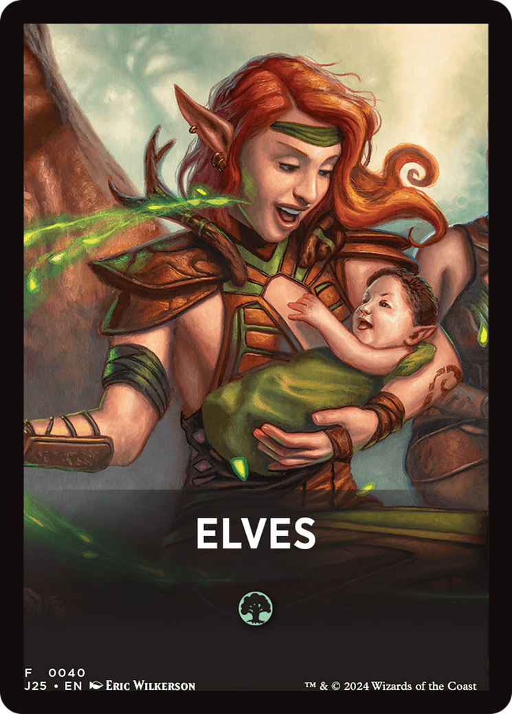 Elves Theme Card [Foundations Jumpstart Front Cards] | PLUS EV GAMES 