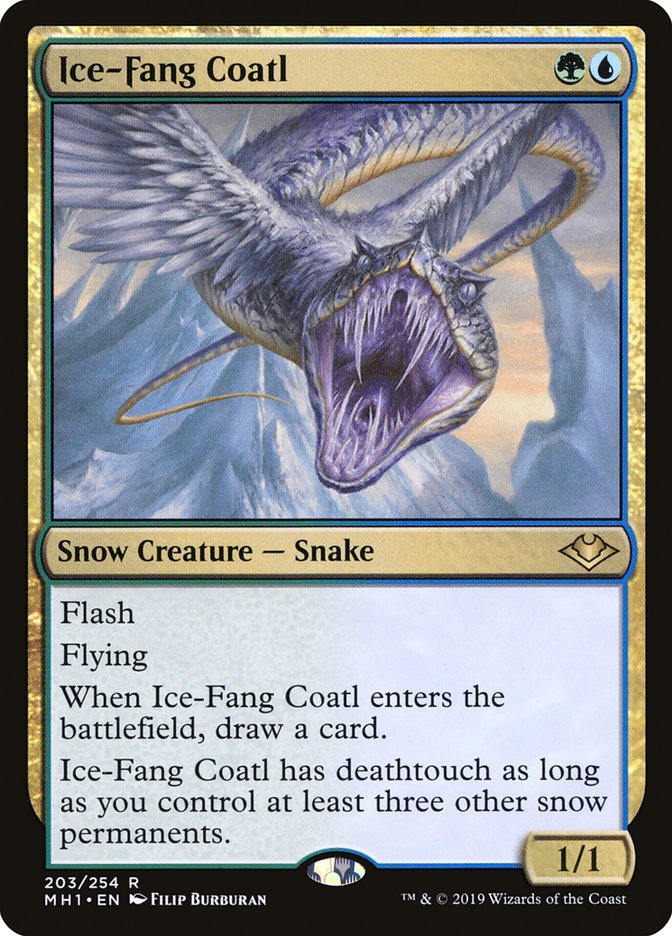 Ice-Fang Coatl [Modern Horizons] | PLUS EV GAMES 