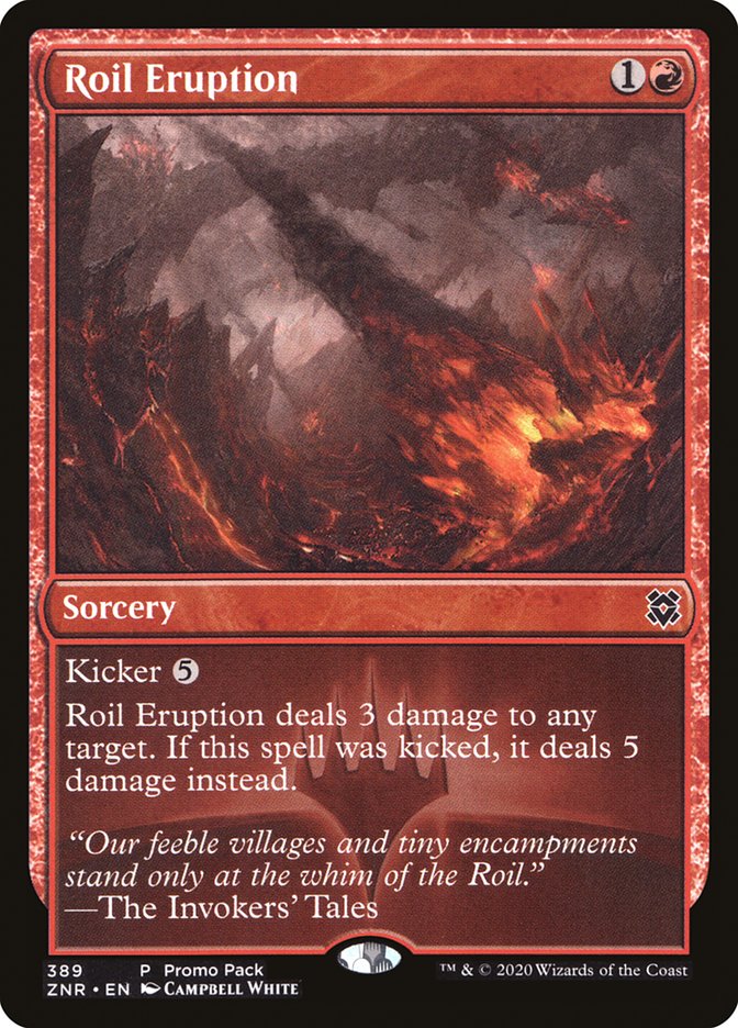 Roil Eruption (Promo Pack) [Zendikar Rising Promos] | PLUS EV GAMES 