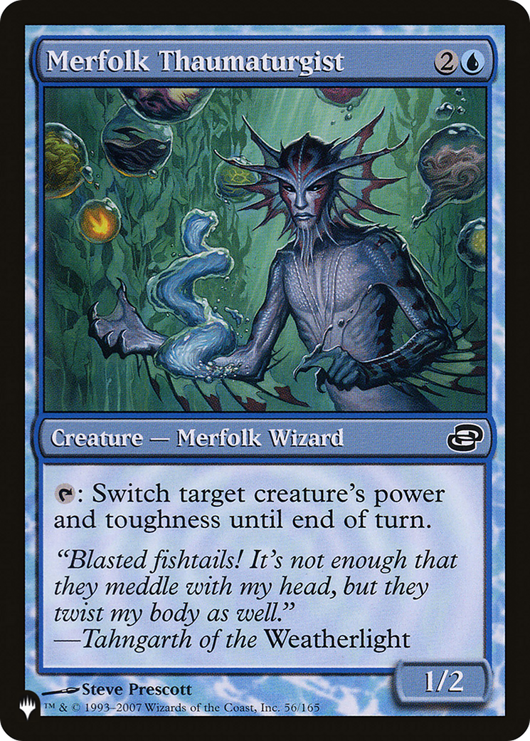 Merfolk Thaumaturgist [The List Reprints] | PLUS EV GAMES 