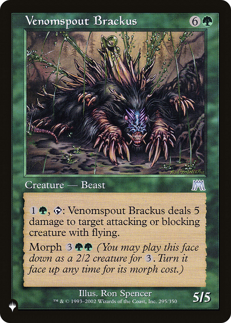 Venomspout Brackus [The List Reprints] | PLUS EV GAMES 