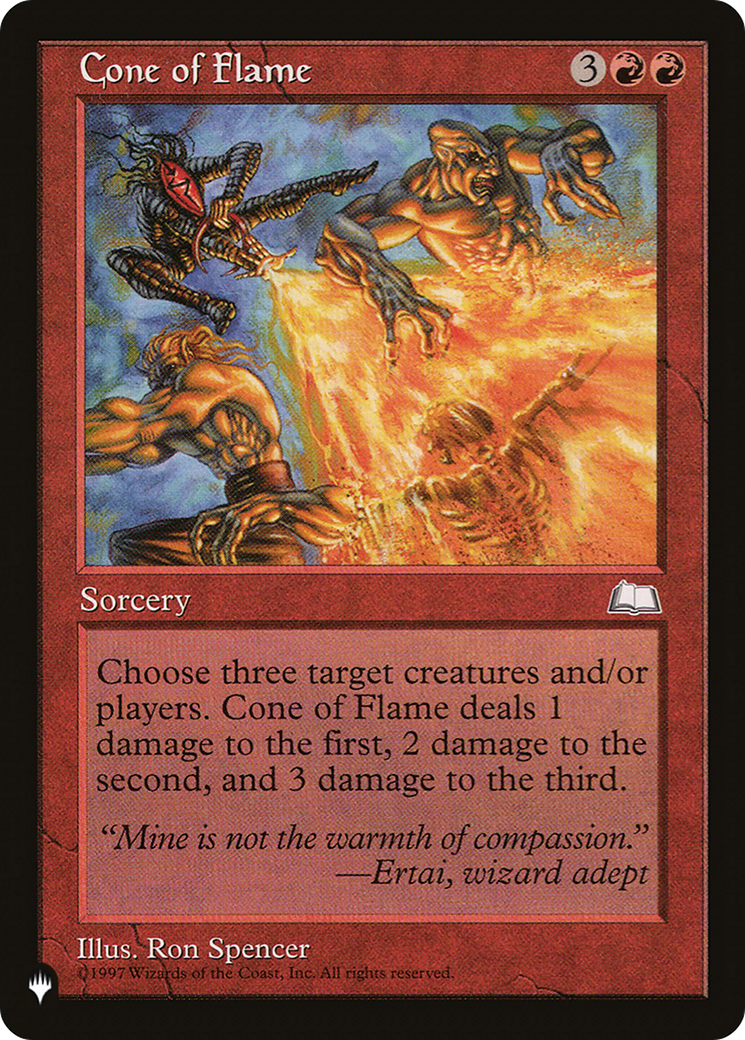 Cone of Flame [The List] | PLUS EV GAMES 